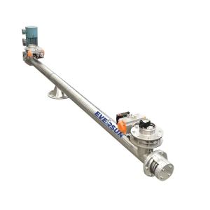 China Customized Pipe Elevator Multi Angle Screw Conveyor For Cement factory