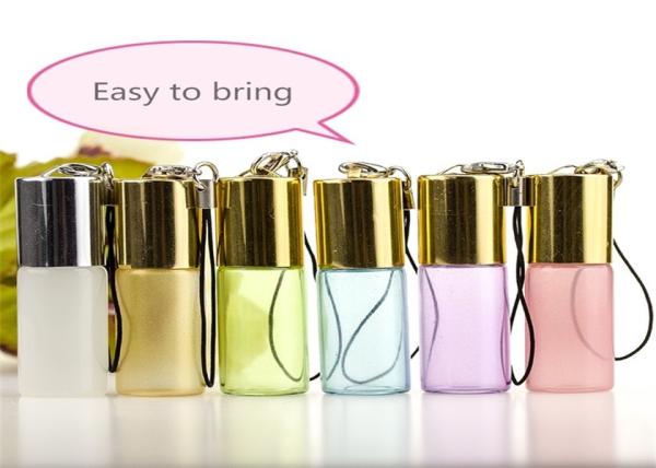 4ml 6ml 8ml 10ml Colored Glass Roller Ball Bottles Round / Cylindrical For