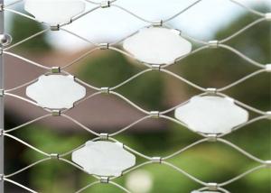 China 5m X 1m 1mm Stainless Steel Wire Rope Mesh For Bridge Railing Balustrade Panels factory