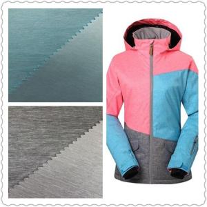 China Warm Waterproof UV Resistant Fabric 2/1 Weft Twill 75D * 150D For Skiing Wear factory