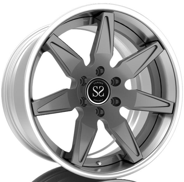 Custom 2 Piece Forged Wheels For Inner Barrel, T6061 Car Rims For Slant Lip,