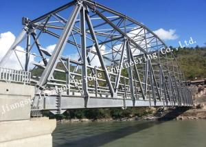 China Single Lane Prefabricated Single Span Truss Bridge High Strength Q345b Material factory