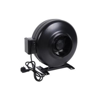 China High Air Flow 6 Inch Inline Duct Fan Exhaust Booster Fan for Hydroponic Grow Tent White factory
