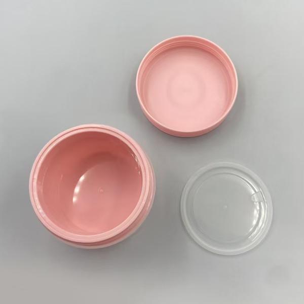 Matt Surface Eco Friendly 80g Various Color Empty Round Shape PP Plastic Cream