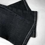 Breathable Sulfur Black Cotton Denim Fabric Cloth 170cm 11.5 Oz