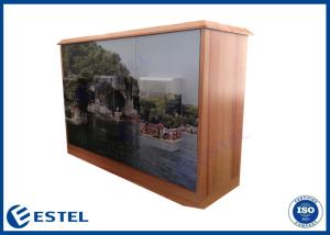 China Anti theft Outdoor Electronic Equipment Enclosures Three Compartment Double Wall factory