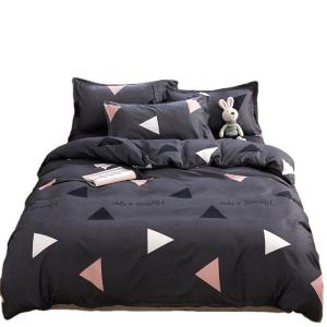 China All-Season 4-Piece Bedding Set Princess and Curtains Stonewashed Linen for Kids Full Size factory