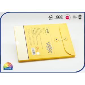 Matte Lamination Folding Carton Box Envelope Gift Box With Rivet