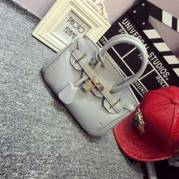 2015 Fashion Brand Tote Handbag Litchi Rind Leather Elegant Style Classic Style