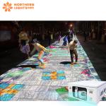Store Mall Floor Projector Attract Attention Outdoor Floor Projection