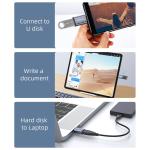 USB 3.0 OTG Adapter Converter Supporting 3A Fast Charging 5Gbps Type C OTG