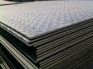 China ASTM A36 Carbon Steel Plate Hot Rolled Mild Steel Checkered Plate 8*1500*6000MM factory