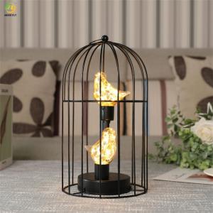 China 5 Watt Metal Bedside Table Lamp With Bird Bulb Hanging factory