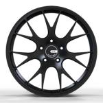 SUV Aluminum Alloy 5 Lug 5.5 Inch Rims Satin Black Paint