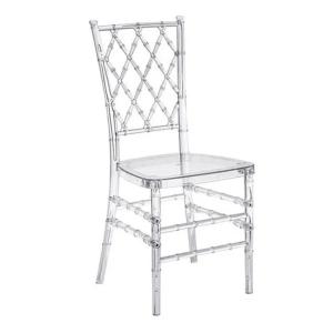 China Crystal Ice Stacking Chiavari Chair For Wedding Banquet Event factory