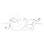 Solid Wrought Iron Gate Parts Balusters For Pedestrian Guardrail Construction