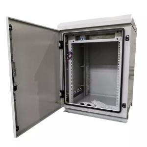 China Galvanized Steel Wall Mount Outdoor Telecom Cabinets 6U 9U 12U factory