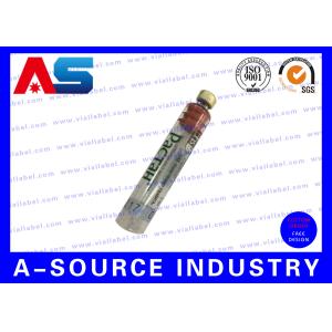 Water Glass 10ml Vial Labels With Clear Transparent Background For Supplements /