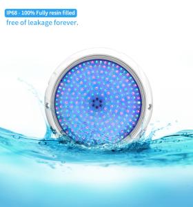 China RGB Durable Concrete Pool Light WiFi Control Surface Mounted factory