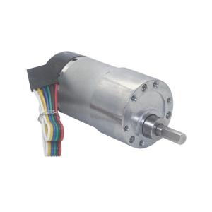 China High Torque Eccentric Shaft Gear Motor 1600rpm 37mm Hall Encoder Cap Protective factory