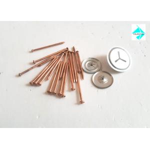 Copper Plated Steel Capacitor Discharge Weld Pins 3x65mm For Insulation