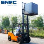 Durable 4ton Ordinary Combustion Forklift with Shimadzu Made in Japan Hydraulic