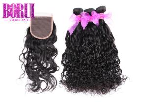 China 12a Malaysian Human Hair Extension Original Water Wave No Shedding Unprocessed factory