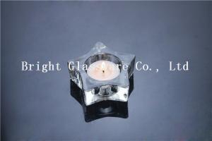 China Hot selling crystal glass candle holder with cheap price factory