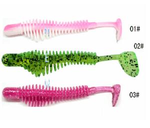 China New design best sale 2.45&quot; 3.25&quot; soft fishing lure many color choice factory