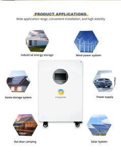 China Pinsheng 48V Lithium Ion Batteries 10Kwh 15Kwh Solar Energy Storage System 200Ah 280Ah 300AH LiFePO4 Battery Pack factory