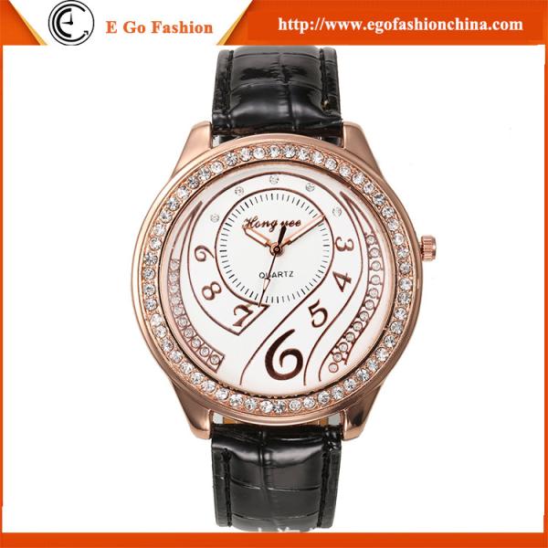 HY01 PU Leather Band Watch Woman Watch Luxury Branding Watches Quartz Analog