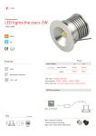 Recessed 3W LED Spotlight wtih 85-277AVC LED Driver 25mm hole size LED spot