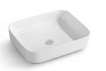 Modern Bathroom Rectangular Above Counter White Ceramic Vessel Vanity Sink