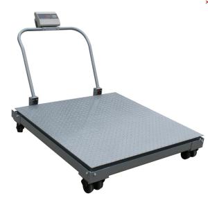 China Hand Pull Electronic LCD 6V Floor Weighing Scale factory