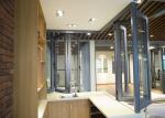 Dark Grey Contemporary Aluminium Windows , Ventilation Bifold Kitchen Window Bi