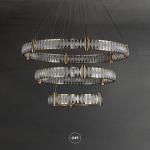 Customized Led Crystal Pendant Light Apartment Decorative Living Room