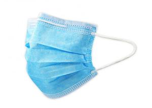 China Flexible Surgical Disposable Mask Anti Virus Protection Aluminum Nosepiece Adjustable factory