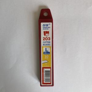 China 18 Mm Snap-Off Blade Cutter Sinseung L203 60 Degrees Angle 0.5mm factory