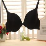 Nylon Cotton 32a 38A Sexy Women Bras Plain Dyed Front Closure Bra Full Cup