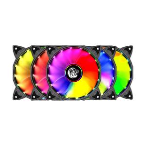 China 4 Pin Chassis Cooling Fans Silent Dazzle Shadow Heatsink 2800rpm 12v PC Air Fans Cooler factory