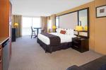 Ha Noi hotel style apartment furniture of guestroom single bed with wood dining