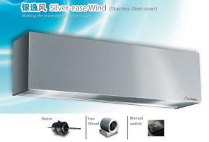 China 2024Safety Stainless Steel 48 Inch Commercial Air Curtain For Restaurant Shop Sanitary Door factory