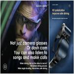 Video Camera Sunglasses Wireless Bluetooth Sunglasses Music Listening Video