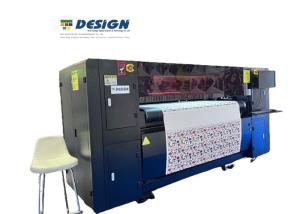 China 1.8M Direct Printing On Fabric Textile Printer Polyester Industrial Fabric Printer factory