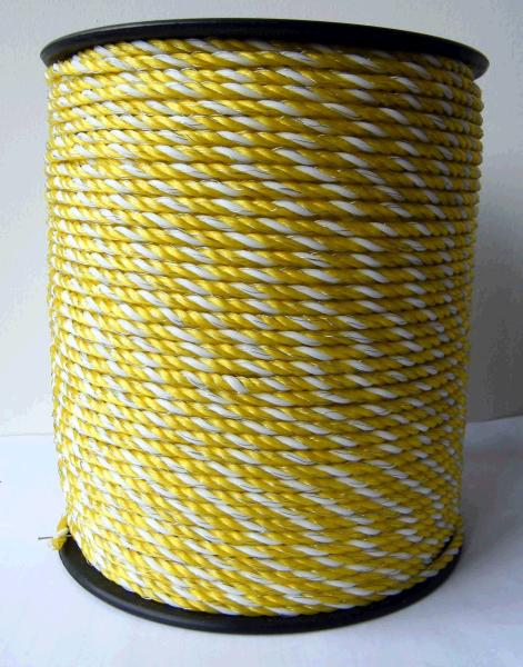Hot sales polyrope electric fence shock PE UV stabilized poly rope for animal