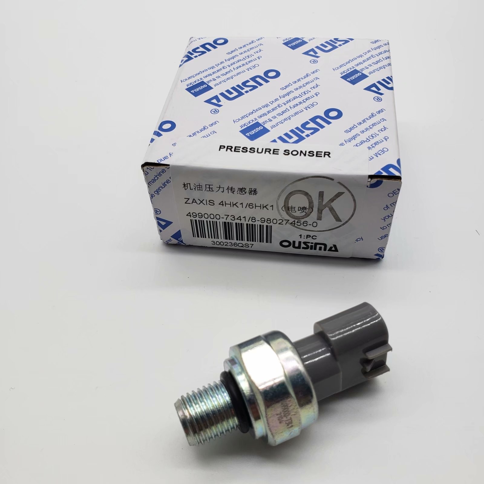 OUSIMSA 499000-7341 8-98027456-0 Oil Pressure Sensor for ZAXIS 4HK1 6HK1