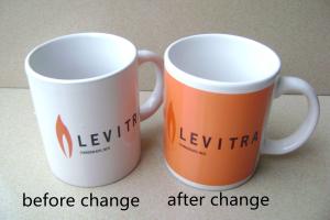 China Gifts Ceramic Heat Reactive Magic Color Changing Mug OEM Accepted factory
