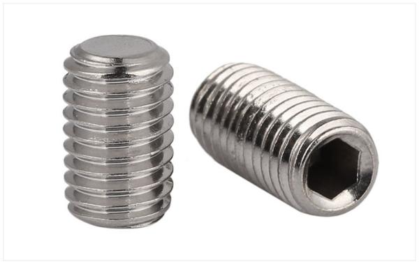 Stainless Steel Flat Point Hexagon Socket Drive Set Screws ISO4026 Flat-Tip