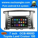Ouchuangbo Toyota Land Cruiser 100 pure android 4.4 OS autoradio stereo dvd navi