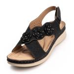 BS078 2021 New Style Sandals Women'S Summer Flowers Casual Hollow Large Size